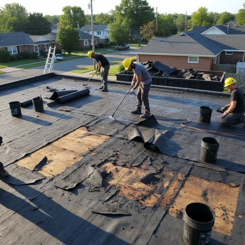 Single Ply Roof Repair detail